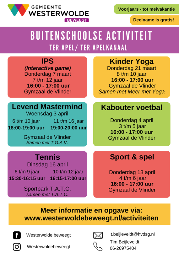 Flyer voorjaar  tot meivakantie TATAK